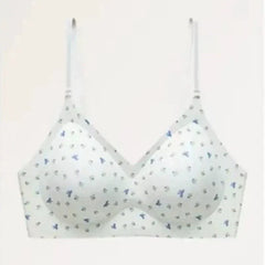 Reggiseno Senza Cuciture Push Up Senza Ferretto Donna Valorizza Schiena Bretelle Sottili Traspirante Aderente Snellente
