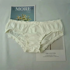 Ruffles Grils Cotton Underwear