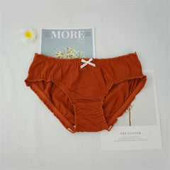 Ruffles Grils Cotton Underwear