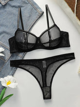 Sexy Black Mesh Bra