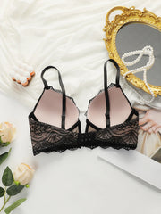 Sexy Deep V Lace Underwire Bra