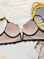 Sexy Deep V Lace Underwire Bra