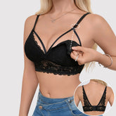 Sexy Hollow Out Lace Nursing Bralette