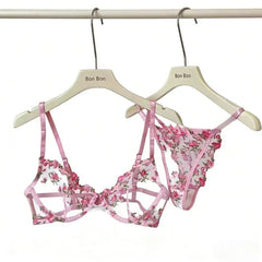Sexy Lace Embroidered Bra