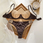Sexy Lace Flowers Embroidery lingerie