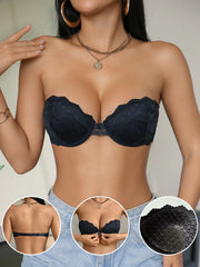 Sexy Lace Women's Strapless Bra