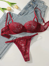 Sexy Red Lace Bra