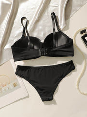 Solid Underwire lingerie