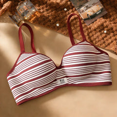 Sujetador Rayado Estilo Brit nico para Mujer