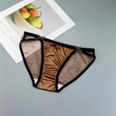 Transparent Buttocks Lace Sexy Satin Underwear