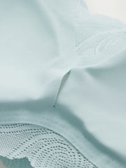 Wavy Scallop Lace Seamless Bra
