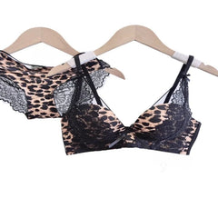 Women French Style Leopard Print lingerie