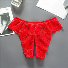Women Plus Size Open Crotchless Sexy Panties