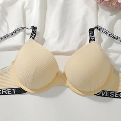 Women Ribbed Push Up Bra