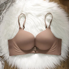 Women Sexy Front Closure Seamless Wirefree Bra