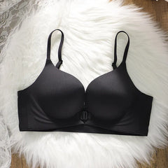 Women Sexy Front Closure Seamless Wirefree Bra