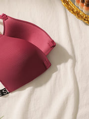Women Wireless Front Closure Push Up Bra