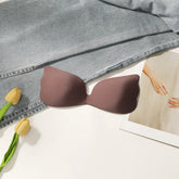 Women's Adhesive Nipple Covers Strong Adhesion Seamless Gathered Reusable Breathable Comfortable Skin-Tight Bra