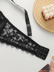 Women's Sexy Front Loop Lace Plus Size Underwear