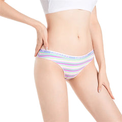 Women's Sexy Rainbow Stripped Thongs