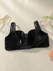 Women's embroidered lace plus size Underwear