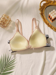 Women's front buckle letter belt Underwear