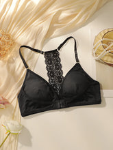 Women's front buckle triangular cup detachable cup Bra