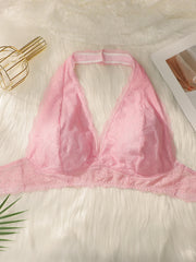 Women's neck hanging sexy embroidered lace plus size Underwear