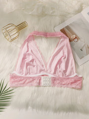 Women's neck hanging sexy embroidered lace plus size Underwear