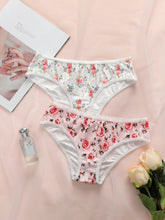 Women's sexy embroidered floral Underwear