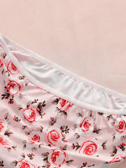 Women's sexy embroidered floral Underwear