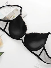 Women's sexy leopard print lingerie