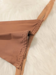 Women's sexy solid color plus size Thong