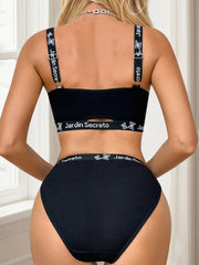 Sportswear set Black Mesh Lingerie