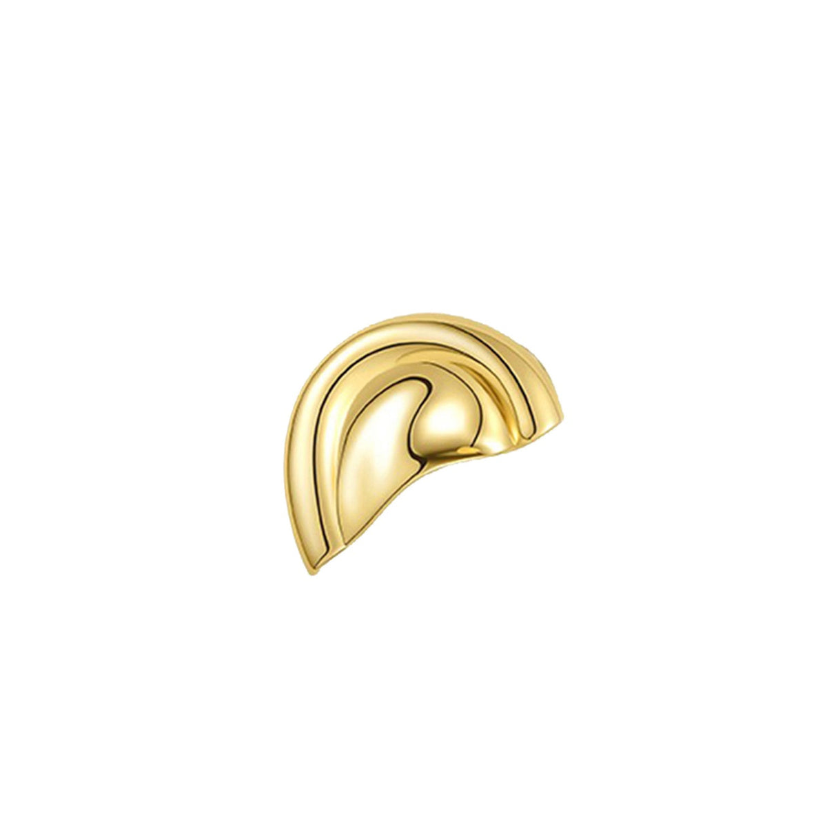 Ear Shaped Clip On Earring - Right