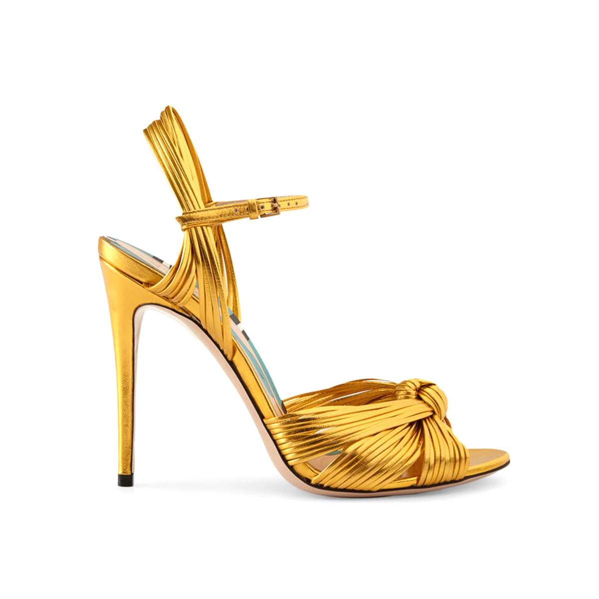 Knotted Stiletto High Heel Sandals