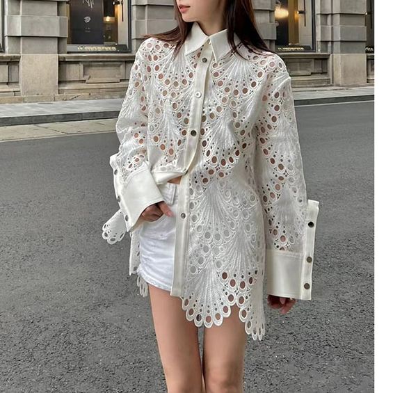 Cut Out Long Shirt