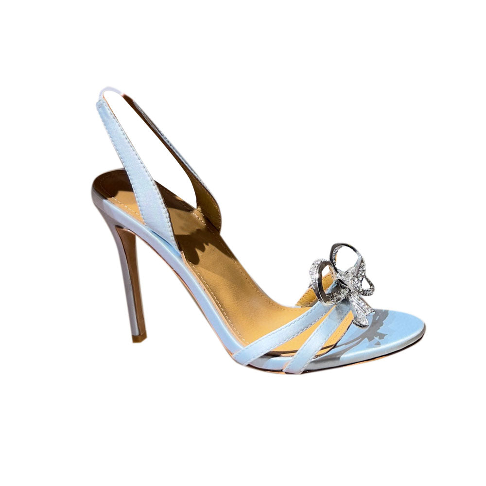 Diamante Bow High Heel Sandals