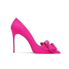 Flower Embellished Mid Heel Pumps - 8cm