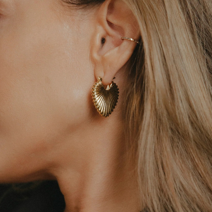 Heart Earrings - Pair