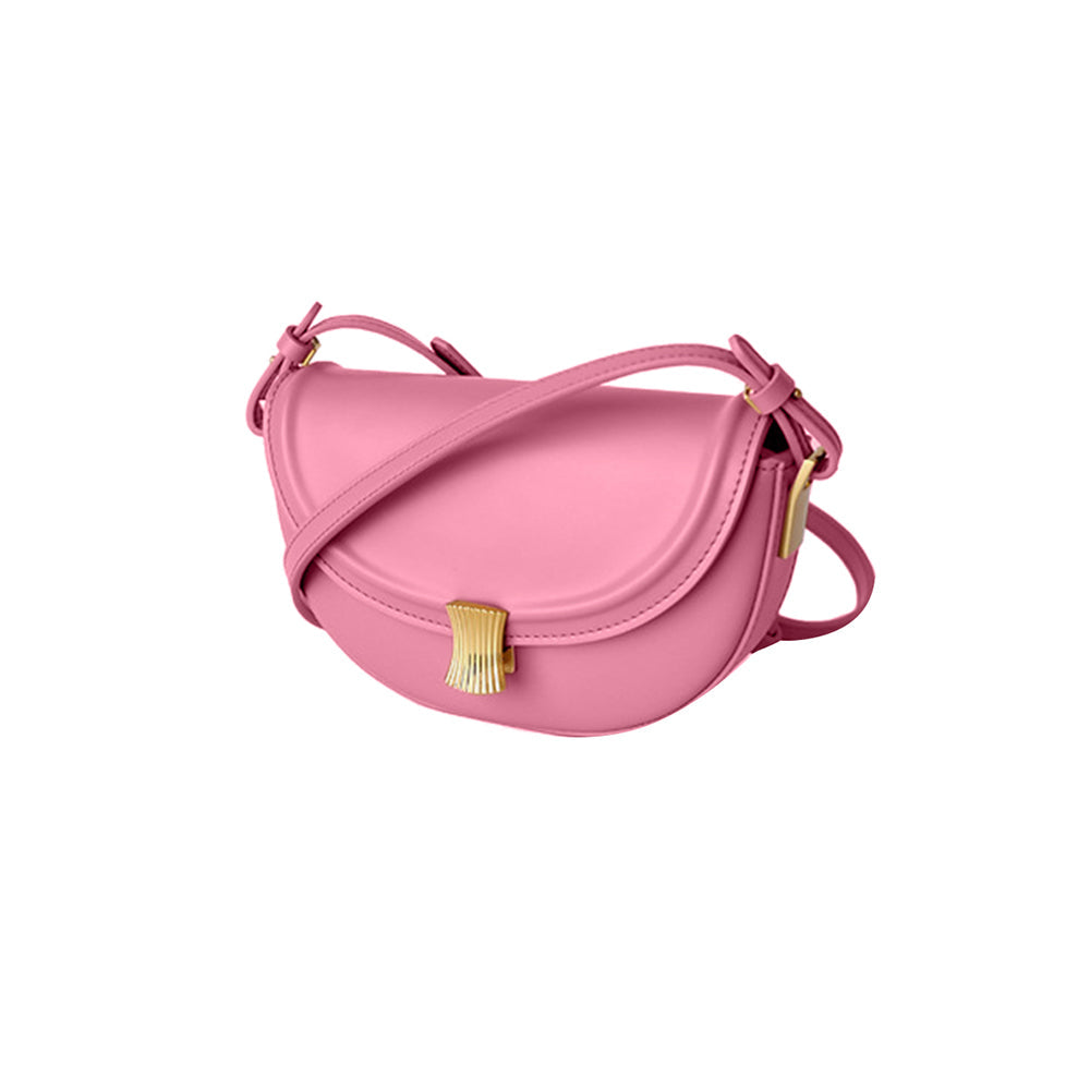 Metal Lock Cross Body Bag