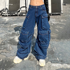 Pocket Denim Jeans