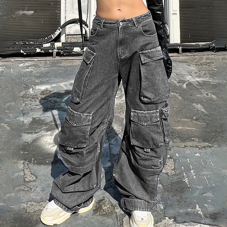 Pocket Denim Jeans
