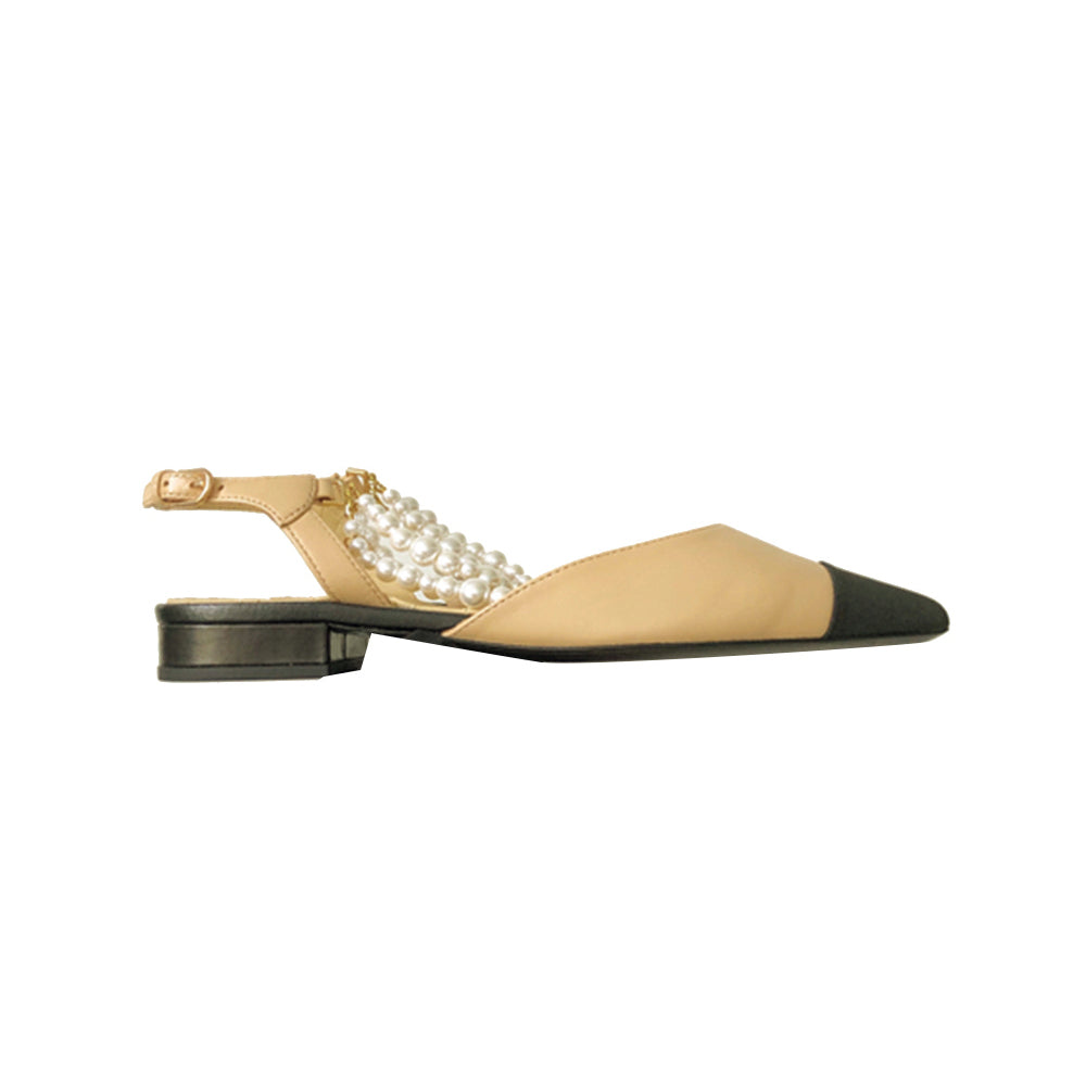Ankle Pearl Flat Sandals