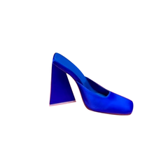 Triangle Heel Mules Sandals
