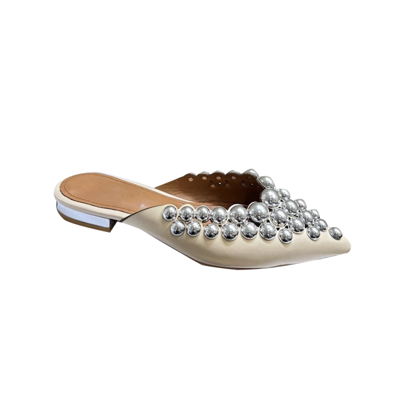 Studded Slippers Slides