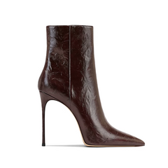 Stiletto High Heel Ankle Boots - 10cm