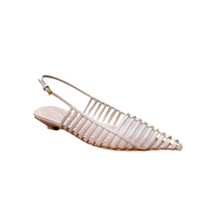 Studded Strappy Flat Sandals
