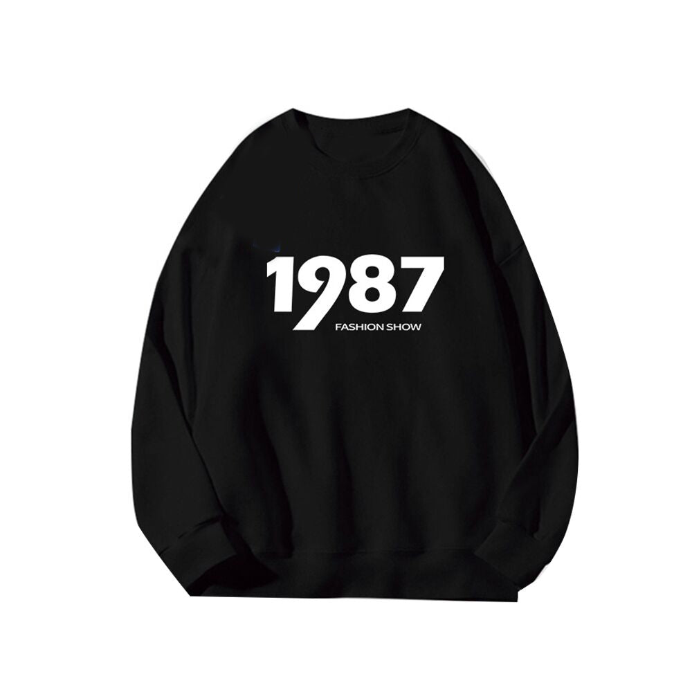 Printed Oversized Sweatshirt