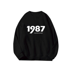 Printed Oversized Sweatshirt